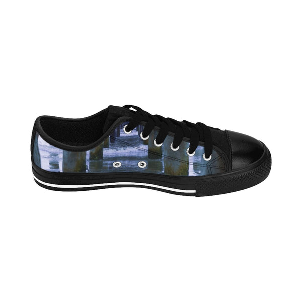 Beach Pier Men's Sneakers Black / US 9 Printify Clothing - Tracy McCrackin Photography