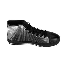 Load image into Gallery viewer, City High-rise Men&#39;s High-top Sneakers Black / US 9 Printify Clothing - Tracy McCrackin Photography