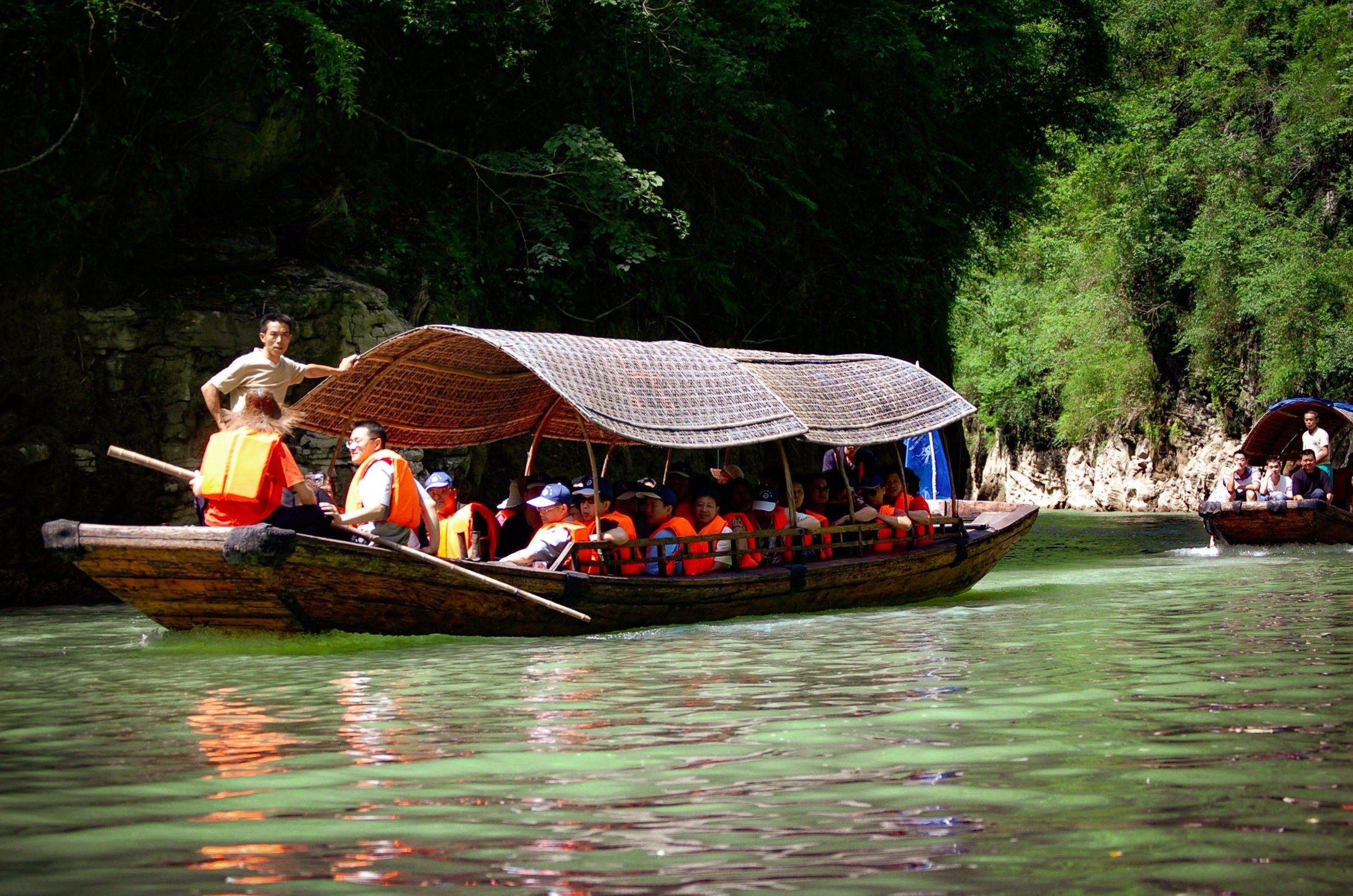 junk-boats-on-the-lower-gorges Giclee / Colored / 5 x 7 Tracy McCrackin Photography - Tracy McCrackin Photography