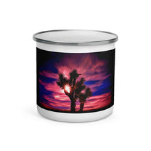 Load image into Gallery viewer, Joshua Tree Camping Enamel Mug - California Default Title Tracy McCrackin Photography Lifestyle - Tracy McCrackin Photography