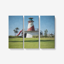 Load image into Gallery viewer, Lighthouse - 3 Piece Canvas Wall Art - Framed Ready to Hang 3x8&quot;x18&quot; 3 x 8 x 18 / Canvas Only(rolled) Printy6 Wall art - Tracy McCrackin Photography