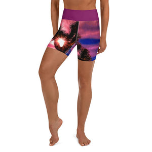 Joshua Tree Colorful Yoga Shorts - California XS Tracy McCrackin Photography - Tracy McCrackin Photography