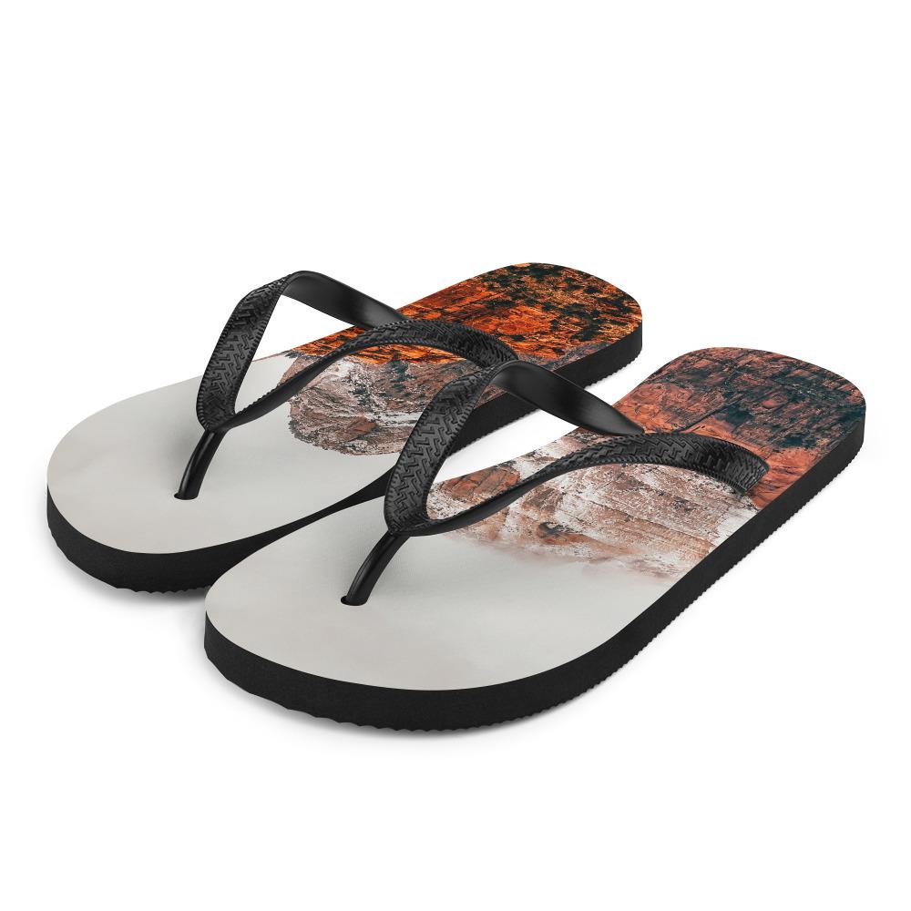 Mt. Zion Flip-Flops S Tracy McCrackin Photography Shoes - Tracy McCrackin Photography