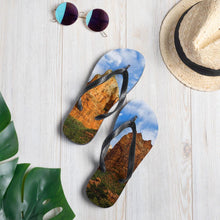 Load image into Gallery viewer, Red Rocks Flip-Flops S Tracy McCrackin Photography Shoes - Tracy McCrackin Photography