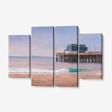 Load image into Gallery viewer, Newport Beach Seascape - 4 Piece Canvas Wall Art - Framed Ready to Hang 4x12&quot;x32 4 x 12 x 32 / Canvas Only(rolled) Printy6 Wall art - Tracy McCrackin Photography