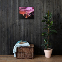 Load image into Gallery viewer, Ruby City Nightscape Canvas (Colored) 12×16 Tracy McCrackin Photography - Tracy McCrackin Photography