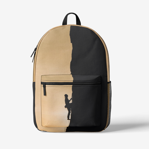 Sending The Mountain Utility Backpack Black Printy6 Bags - Tracy McCrackin Photography