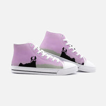 Load image into Gallery viewer, Sick SendsUnisex High Top Canvas Shoes (Pink/Grey) White / 5 Women Printy6 Shoes - Tracy McCrackin Photography