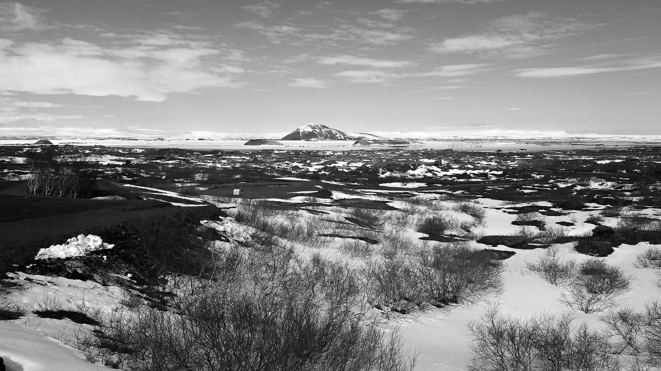 wintery-landscape-in-iceland Giclee / B&W / 5 x 7 Tracy McCrackin Photography Gicl‚e - Tracy McCrackin Photography