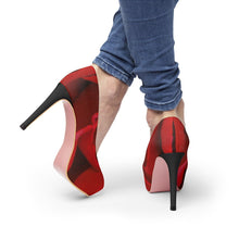 Load image into Gallery viewer, Rose Petal Women&#39;s Platform Heels US 7 Printify Clothing - Tracy McCrackin Photography