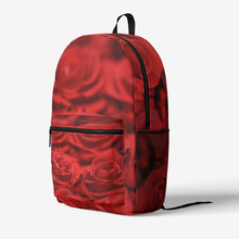 Load image into Gallery viewer, Rose Garden Backpack Black Printy6 Bags - Tracy McCrackin Photography