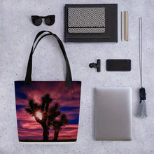 Load image into Gallery viewer, Joshua Tree Tote bag Giclee / Black Tracy McCrackin Photography - Tracy McCrackin Photography