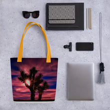 Load image into Gallery viewer, Joshua Tree Tote bag Giclee / Black Tracy McCrackin Photography - Tracy McCrackin Photography