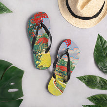 Load image into Gallery viewer, Garden Escape Flip-Flops S Tracy McCrackin Photography Shoes - Tracy McCrackin Photography