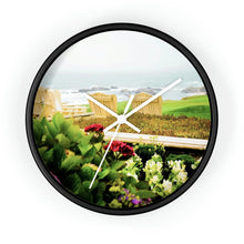 Load image into Gallery viewer, Beach Time Wall clock - Carmel, California Black / 10&quot; / White Printify Home Decor - Tracy McCrackin Photography
