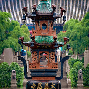 The Timeless Grandeur of a Chinese Bronze Incense Burner Giclee / Colored / 5 x 7 Tracy McCrackin Photography Wall art - Tracy McCrackin Photography