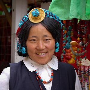དཔལ་ལྡན་སྒོམ་འགྲུབ། (Pal Den Gomdrub): Precious Stones of Women's Heritage Giclee / Colored / 5 x 7 Tracy McCrackin Photography Wall art - Tracy McCrackin Photography