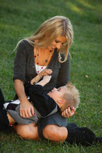 Load image into Gallery viewer, mother-and-son-playing-on-grass-together Giclee / Colored / 5 x 7 Tracy McCrackin Photography - Tracy McCrackin Photography