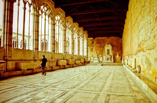 Eternal Echoes: Capturing the Haunting Beauty of Pisa Cemetery Vault Giclee / Colored / 5 x 7 Tracy McCrackin Photography Wall art - Tracy McCrackin Photography