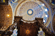 Load image into Gallery viewer, Divine Splendor: The Dome of Saint Peter&#39;s Basilica Giclee / Colored / 5 x 7 Tracy McCrackin Photography Wall art - Tracy McCrackin Photography