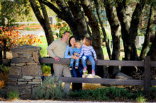 Load image into Gallery viewer, family-portraits-trees-and-fence Giclee / Colored / 5 x 7 Tracy McCrackin Photography - Tracy McCrackin Photography