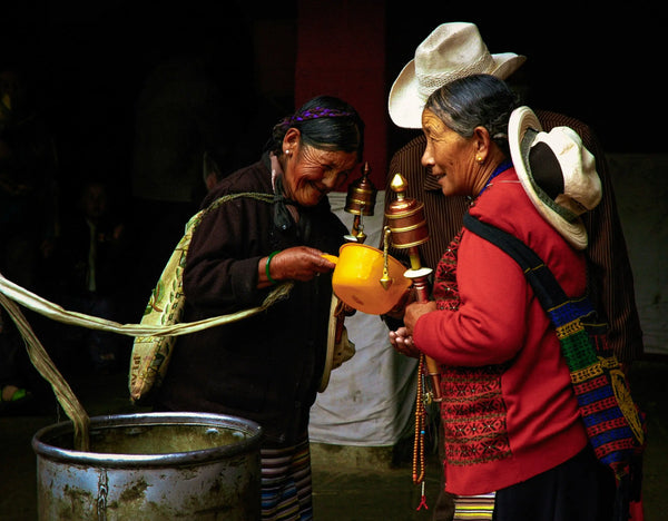 ཆོས་སྤྲུལ་འབྲོ་བ། ("Chötrül Drowa): Sacred Waters Giclee / Colored / 5 x 7 Tracy McCrackin Photography Wall art - Tracy McCrackin Photography