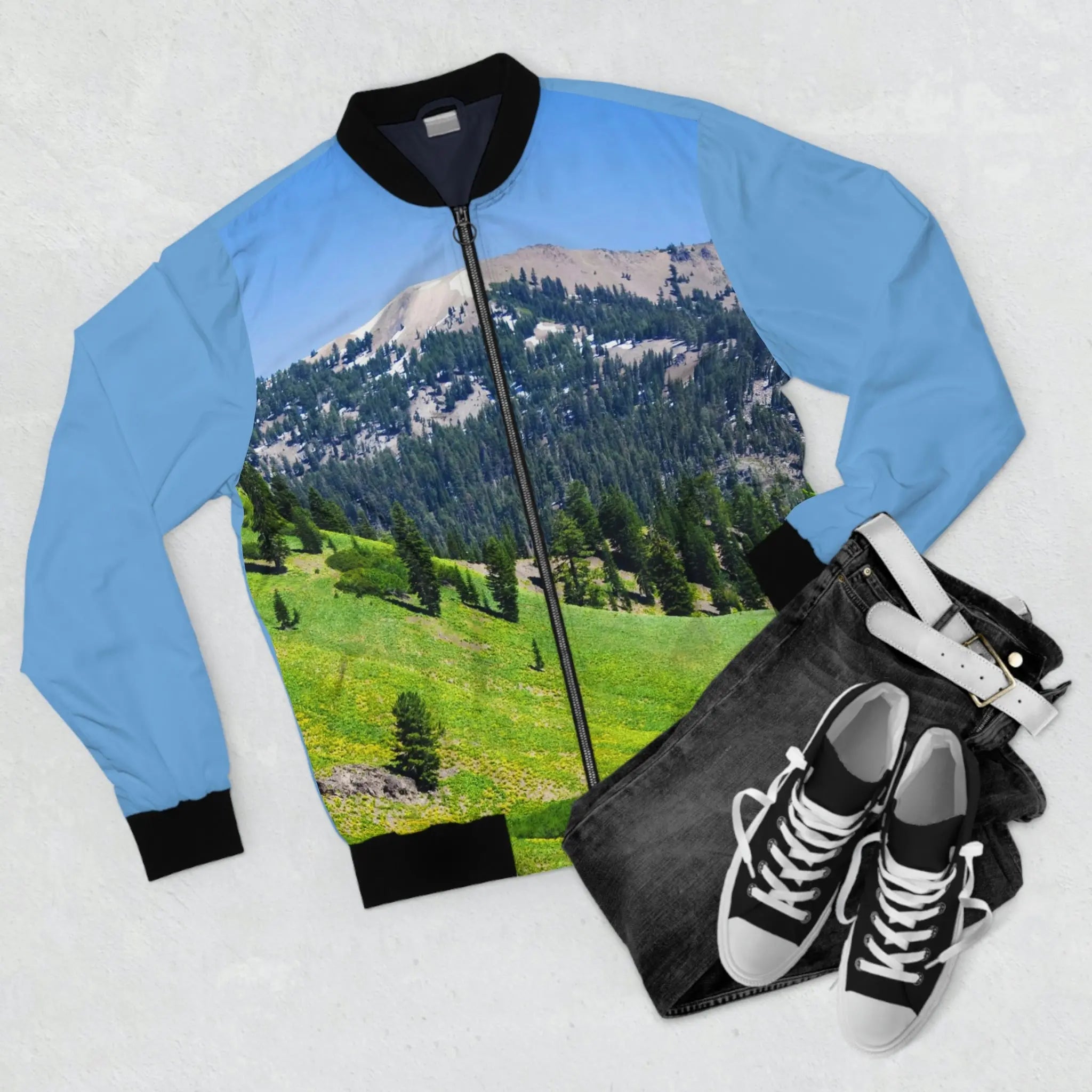 Mountain Ridge Bomber Jacket XS Printify All Over Prints - Tracy McCrackin Photography