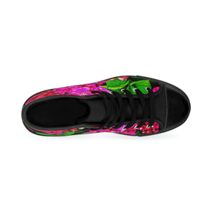 Walking Through the Garden Women's High-top Sneakers Printify Shoes - Tracy McCrackin Photography