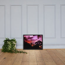 Load image into Gallery viewer, Ruby City at Night Framed poster (Colored) Tracy McCrackin Photography - Tracy McCrackin Photography