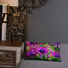 Load image into Gallery viewer, Purple Delight Garden Pillows Printful Home Decor - Tracy McCrackin Photography