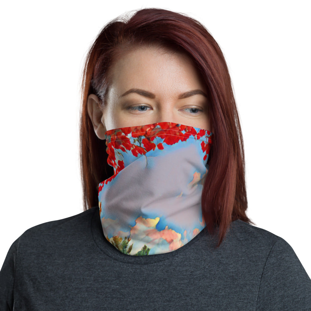 Garden Path Face Mask/Neck Gaiter - Irvine, California Default Title Tracy McCrackin Photography Clothing - Tracy McCrackin Photography