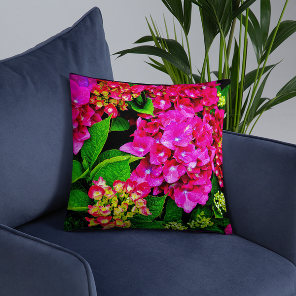 Floral Garden Pillows Giclee / 18×18 Printful Home Decor - Tracy McCrackin Photography