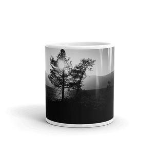 Sunset over the Mountains Mug 11oz Printful Home Decor - Tracy McCrackin Photography
