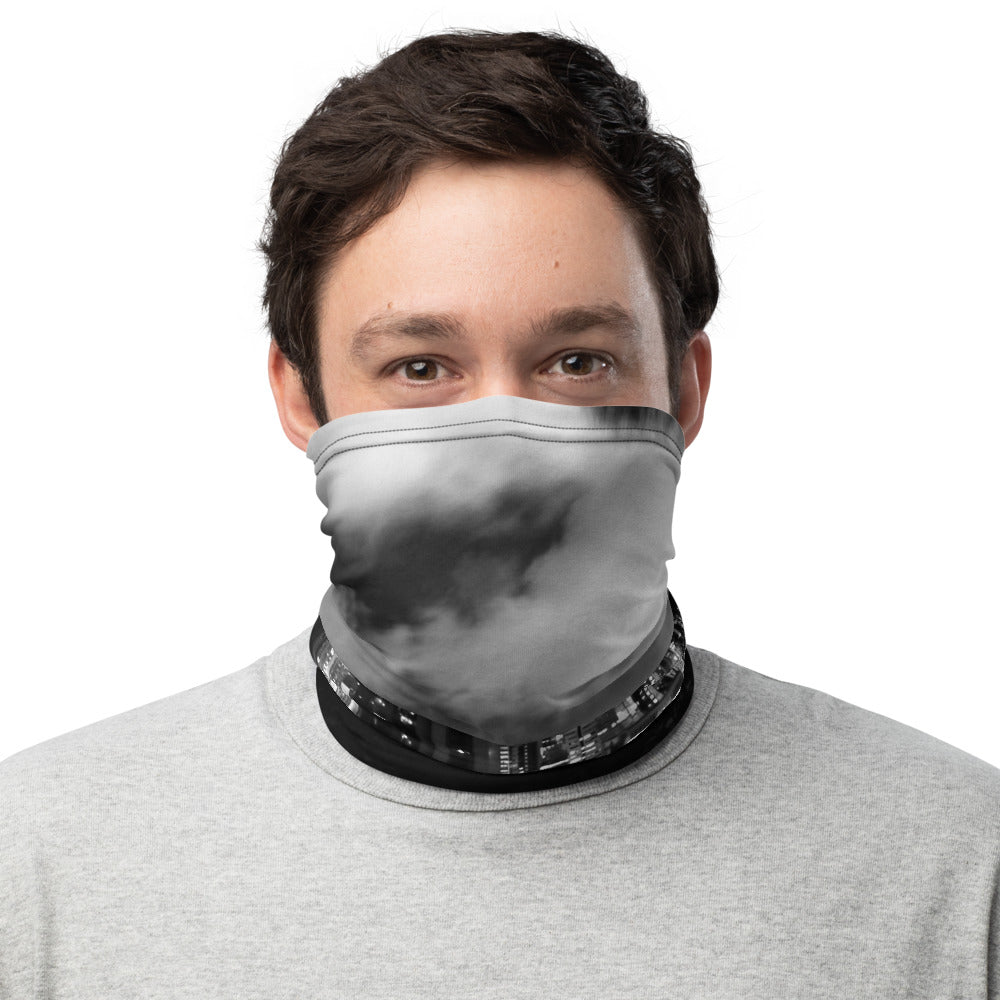 Hong Kong Nightscape Face/Mask Neck Gaiter Default Title Tracy McCrackin Photography Clothing - Tracy McCrackin Photography