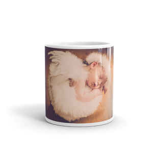 Sleeping Angel Mug Giclee / 11oz Printful Home Decor - Tracy McCrackin Photography