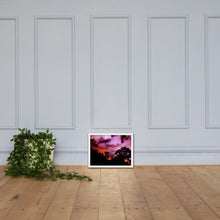 Load image into Gallery viewer, Ruby City at Night Framed poster (Colored) Tracy McCrackin Photography - Tracy McCrackin Photography