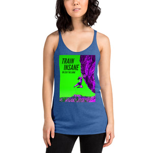 Train Insane Women's Racerback Tank Giclee / Vintage Royal / XS Tracy McCrackin Photography - Tracy McCrackin Photography