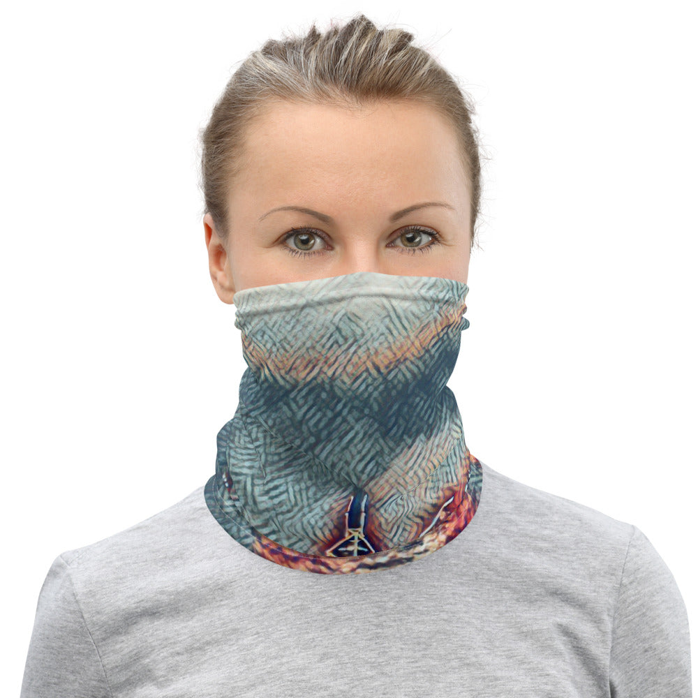 Painterly City Scape Face Mask/Neck Gaiter - New York City Default Title Tracy McCrackin Photography Clothing - Tracy McCrackin Photography
