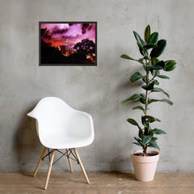 Load image into Gallery viewer, Ruby City at Night Framed poster (Colored) Giclee / Black / 18×24 Tracy McCrackin Photography - Tracy McCrackin Photography