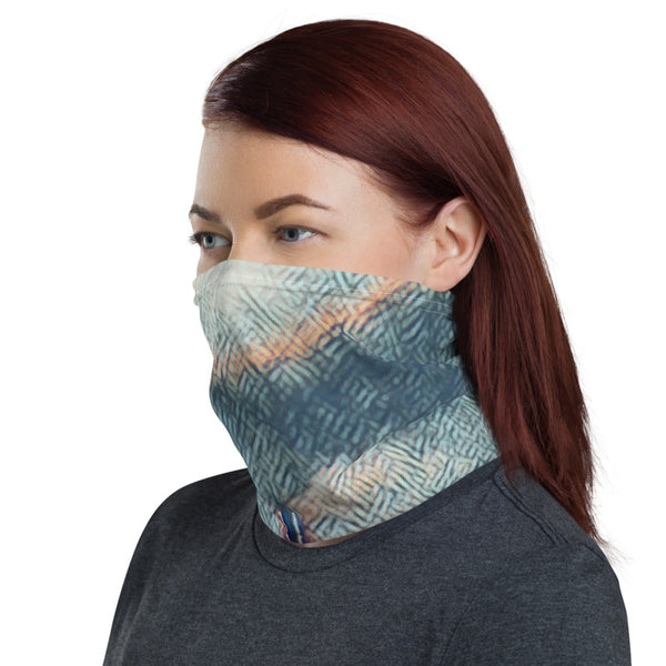 Painterly City Scape Face Mask/Neck Gaiter - New York City Tracy McCrackin Photography Clothing - Tracy McCrackin Photography