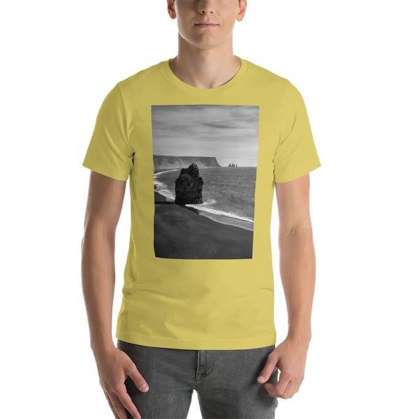 Black Beach Short-Sleeve T-Shirt Strobe / S Printful Clothing - Tracy McCrackin Photography