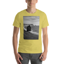 Load image into Gallery viewer, Black Beach Short-Sleeve T-Shirt Strobe / S Printful Clothing - Tracy McCrackin Photography