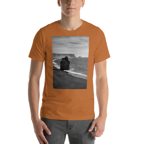 Black Beach Short-Sleeve T-Shirt Toast / XS Printful Clothing - Tracy McCrackin Photography